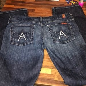 7 For all mankind jeans like new. Size 29 very soft material